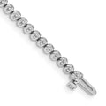 14k White Gold VS Diamond Tennis Bracelet