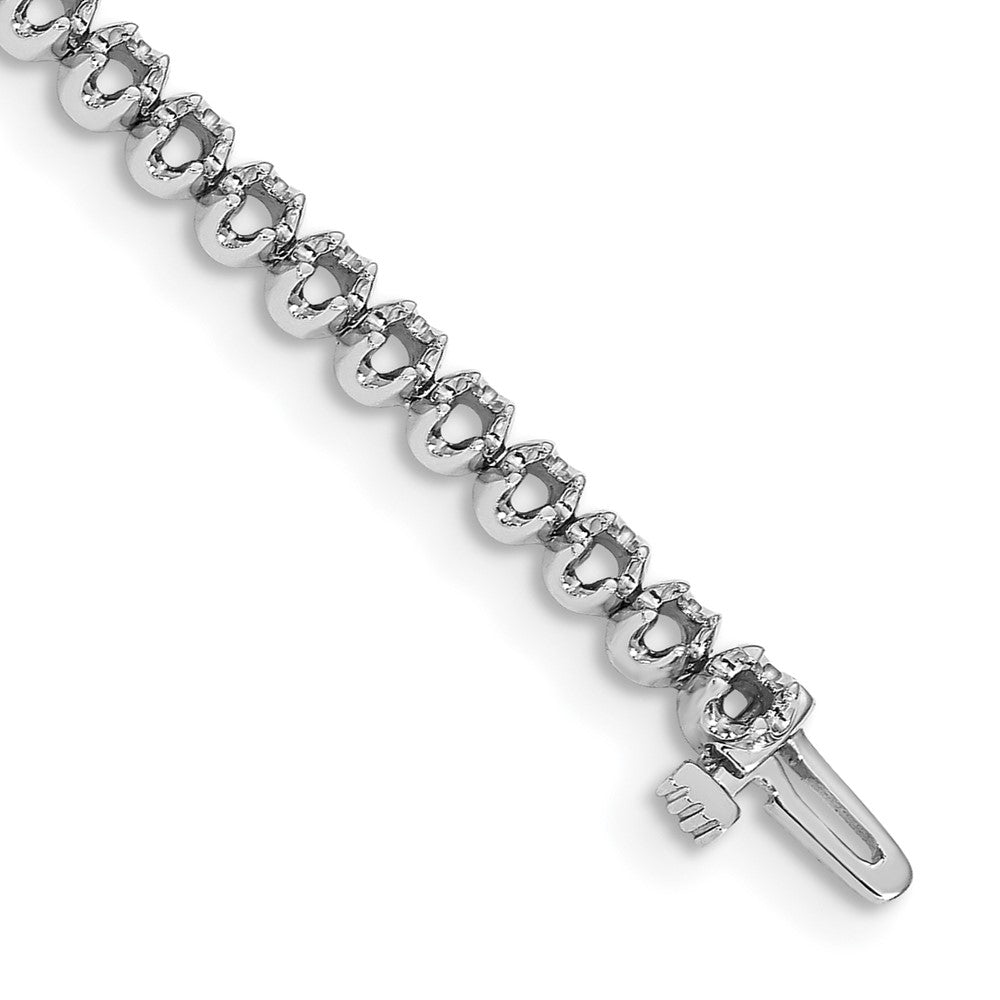 14k White Gold Tennis Bracelet Mounting