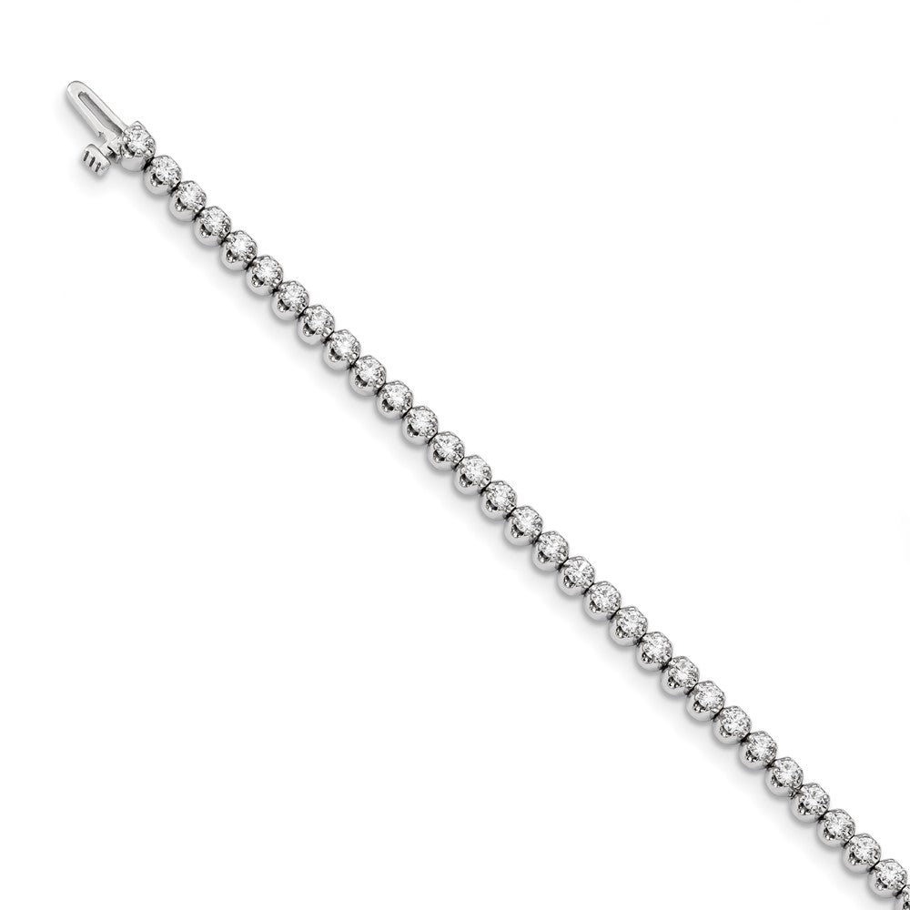 14k White Gold VS Diamond Tennis Bracelet