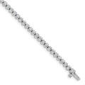 14k White Gold AAA Diamond Tennis Bracelet