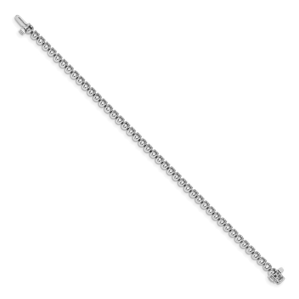 14k White Gold Tennis Bracelet Mounting