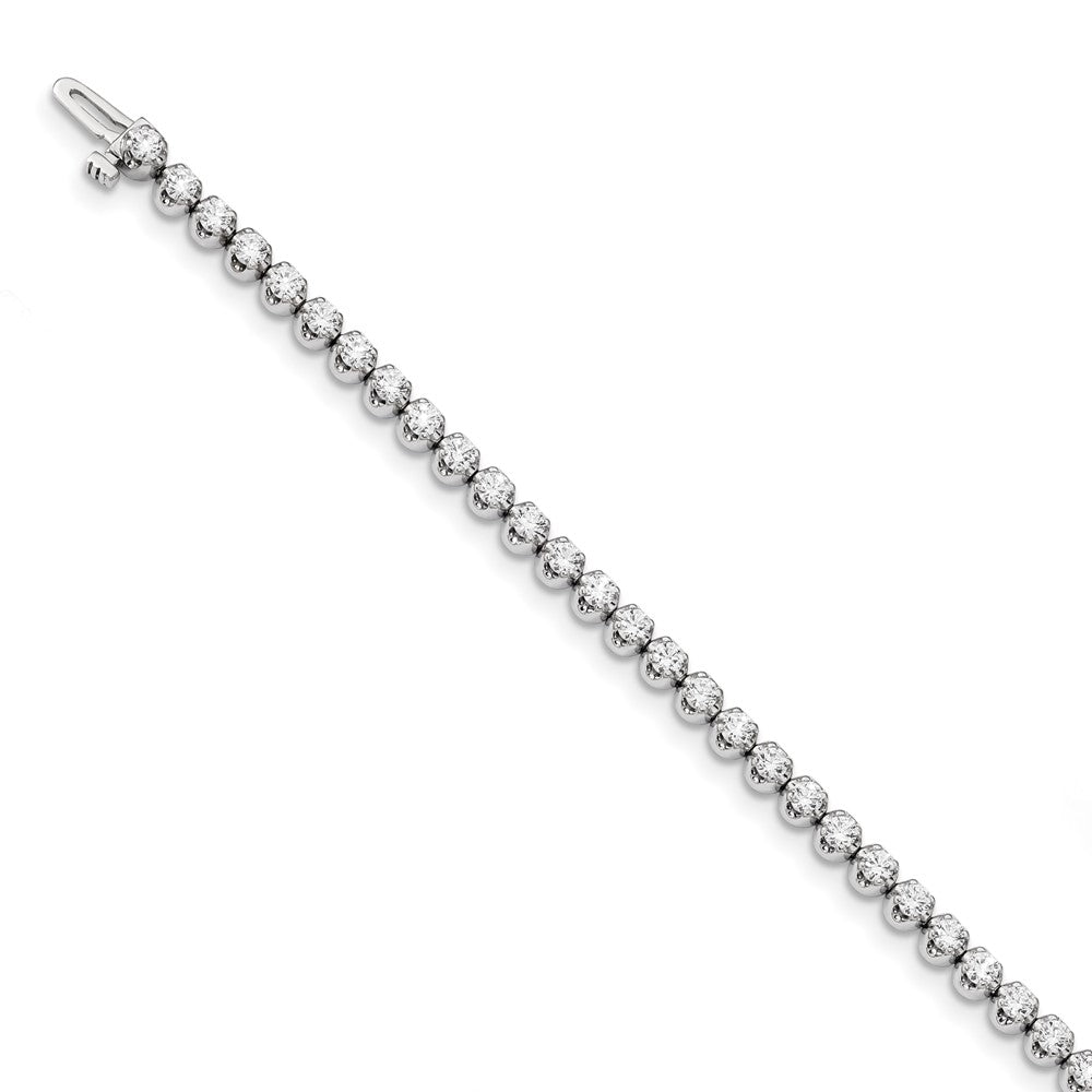 14k White Gold VS Diamond Tennis Bracelet