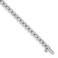 14k White Gold VS Diamond Tennis Bracelet
