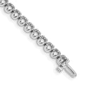 14k White Gold Tennis Bracelet Mounting