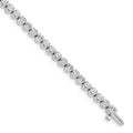 14k White Gold AA Diamond Tennis Bracelet
