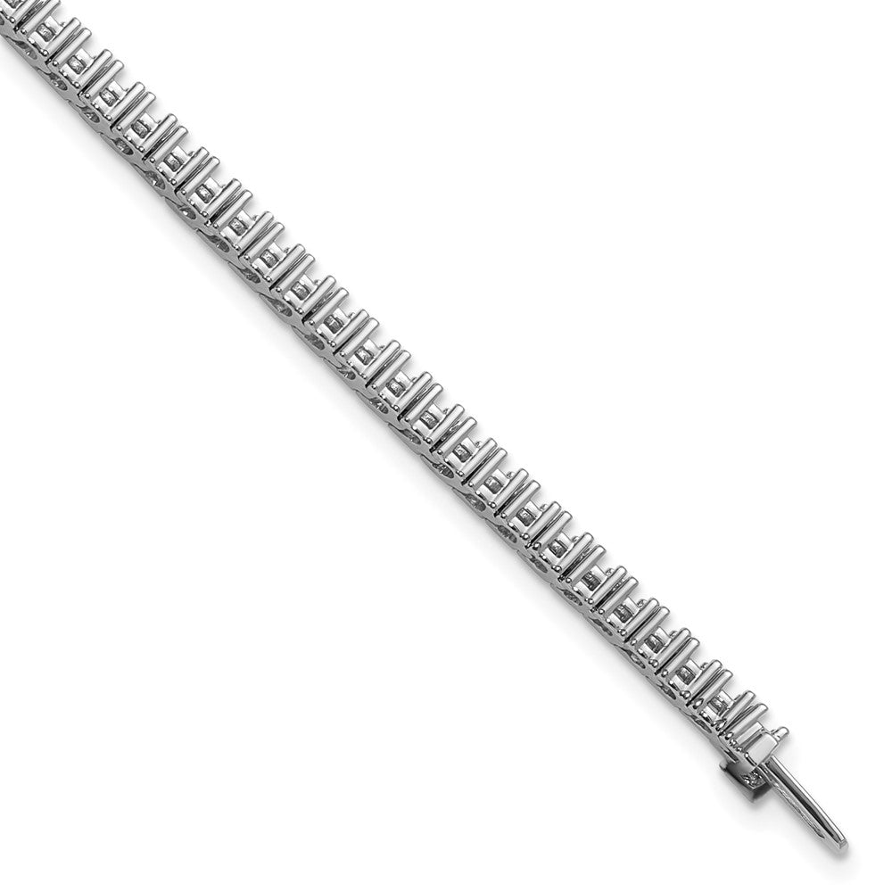 14k White Gold Graduating Diamond Necklace Mounting