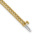 14k 2mm Princess 4 ct. Diamond Tennis Bracelet Mounting