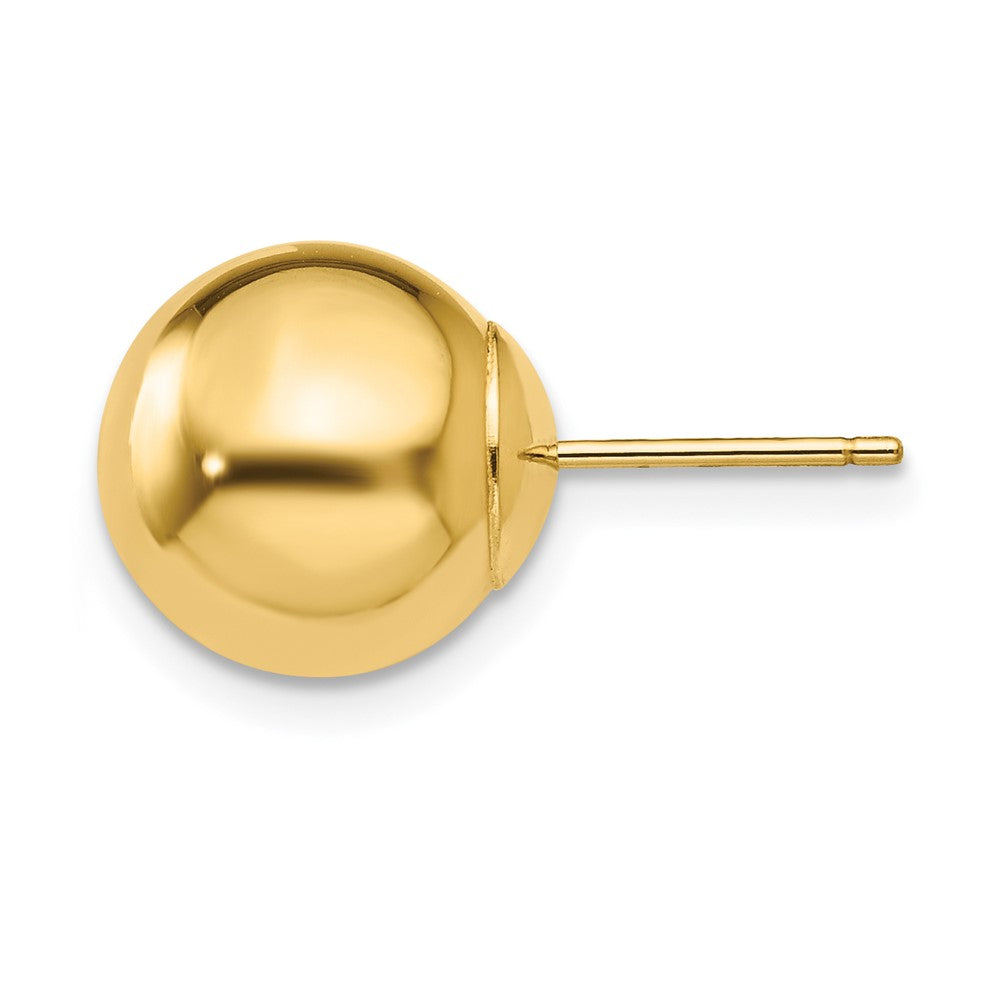 Single 14k Polished 10mm Ball Post Earring