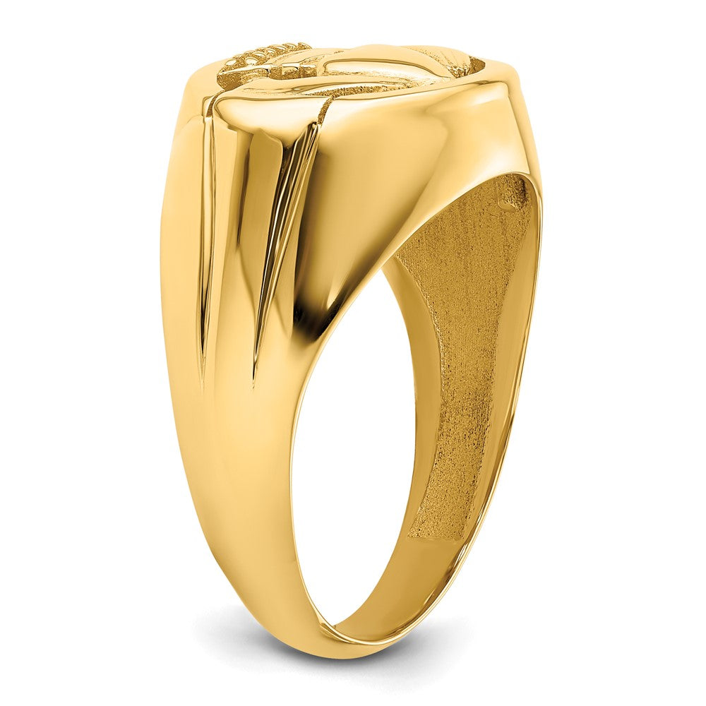 14k Men's Claddagh Ring Mounting