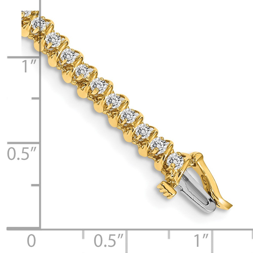 14k 1.6 Round Diamond Tennis Bracelet Mounting