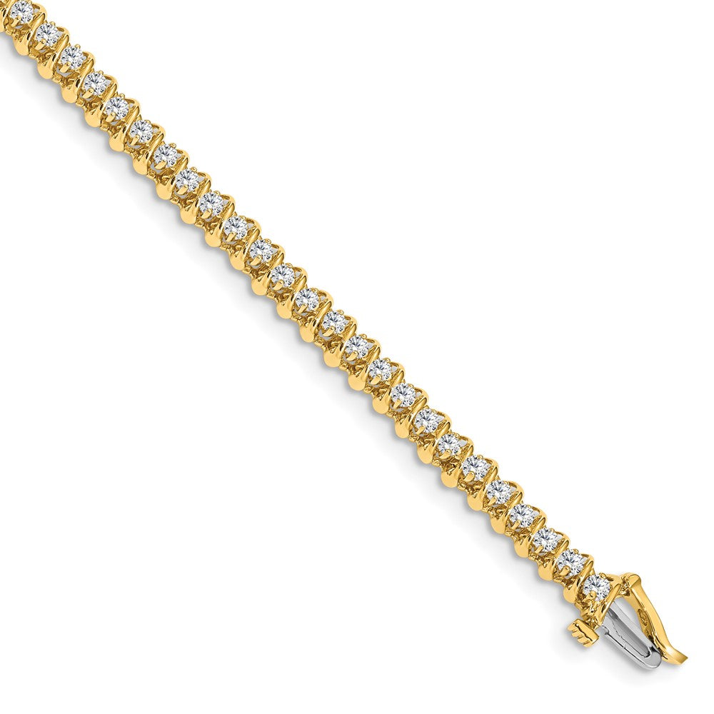 14k A Diamond Tennis Bracelet