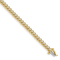 14k 1.6 Round Diamond Tennis Bracelet Mounting