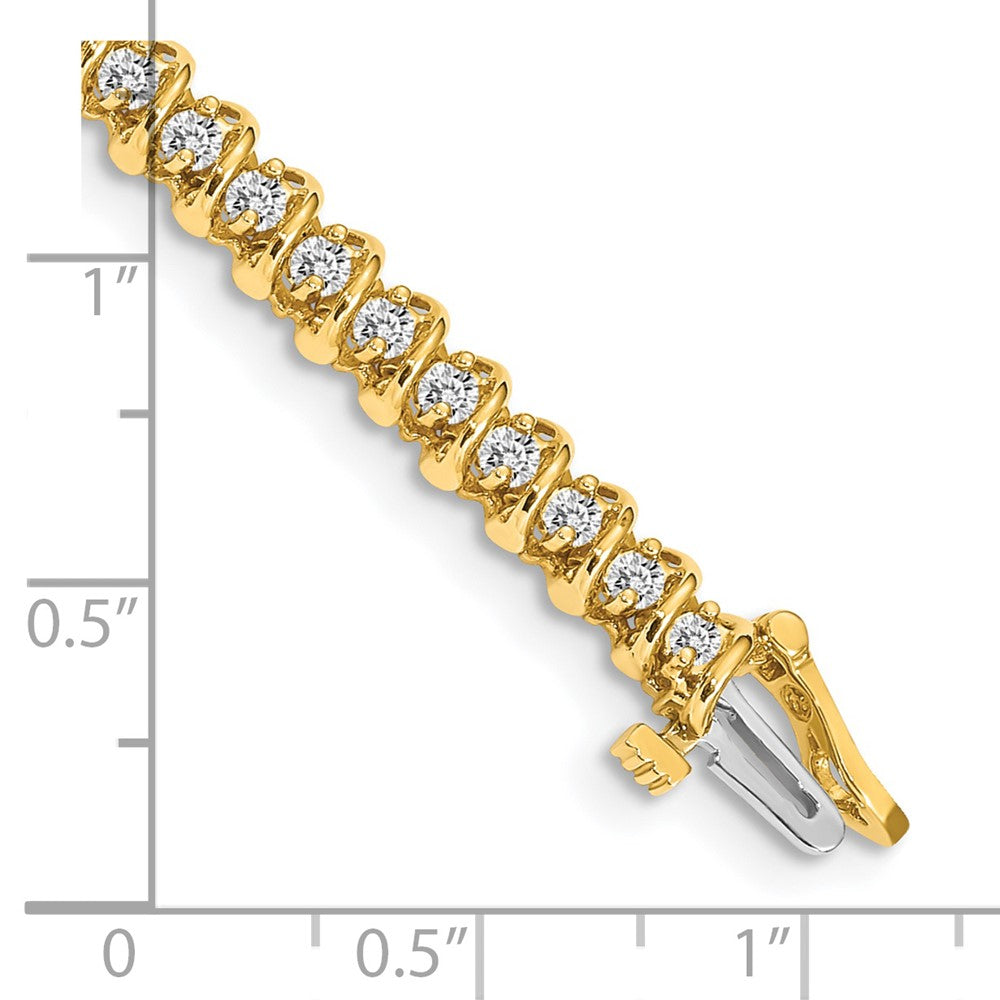 14k 1.9mm Diamond Tennis Bracelet Mounting