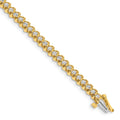 14k AA Diamond Tennis Bracelet