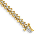 14k A Diamond Tennis Bracelet