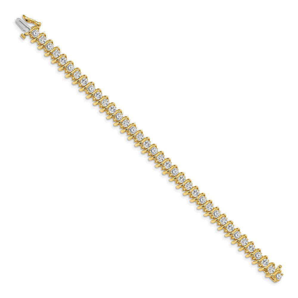 14k 3.3mm Diamond Tennis Bracelet Mounting