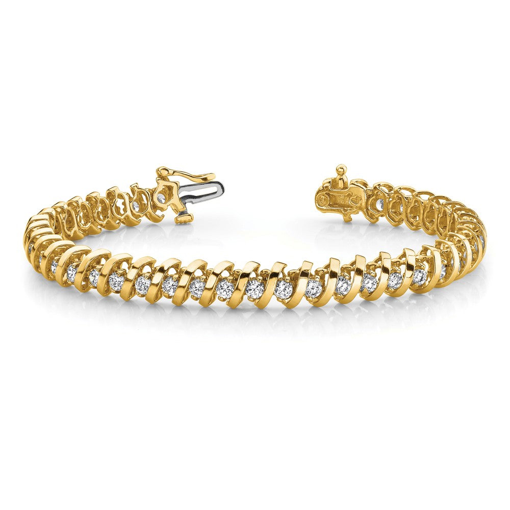 14k VS Diamond Tennis Bracelet
