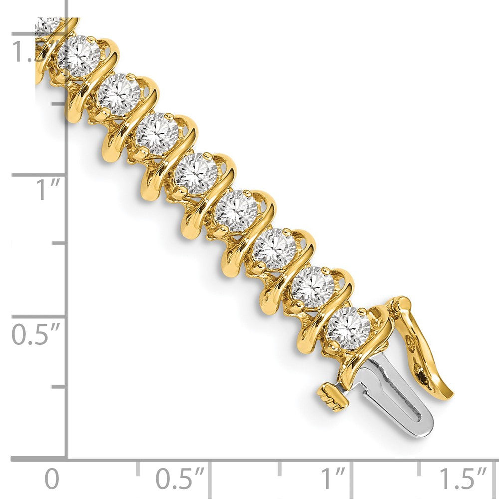 14k A Diamond Tennis Bracelet