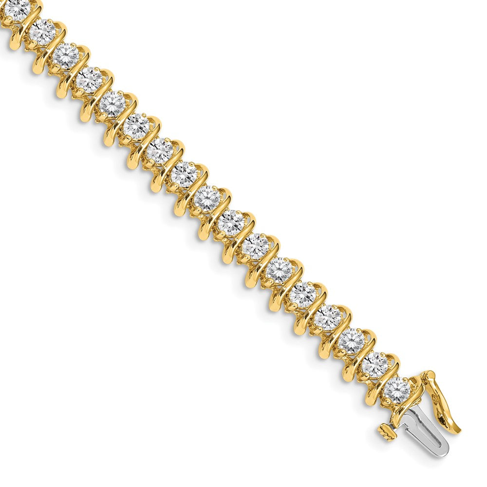 14k 3.3mm Diamond Tennis Bracelet Mounting