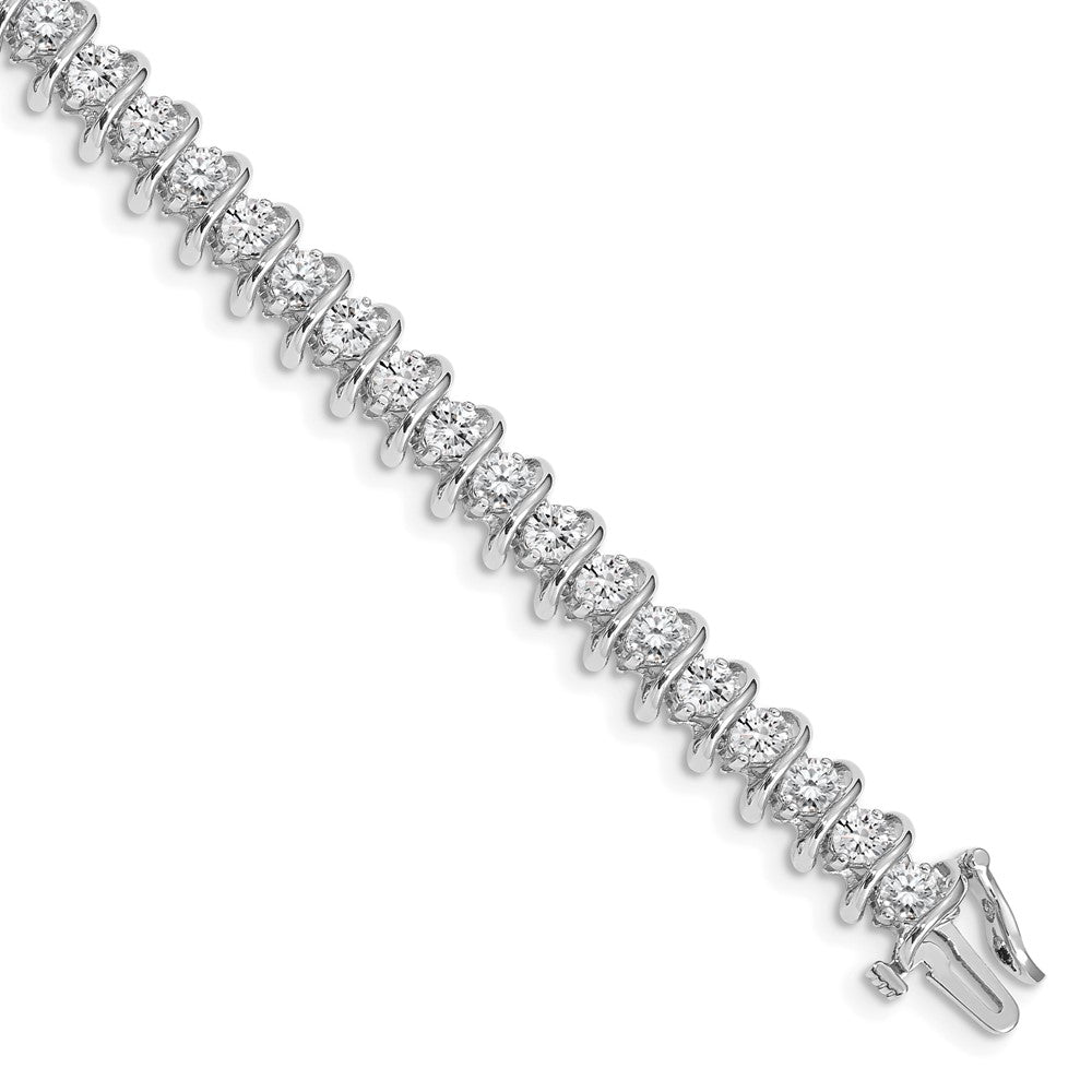 14k White Gold VS Diamond Tennis Bracelet