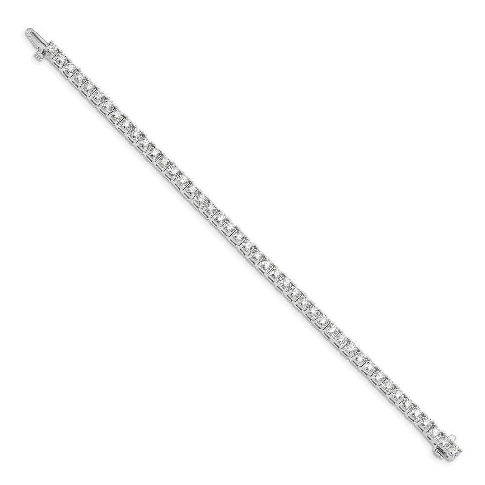 14k White Gold AAA Diamond Tennis Bracelet