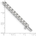 14k White Gold A Diamond Tennis Bracelet