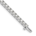 14k White Gold AAA Diamond Tennis Bracelet