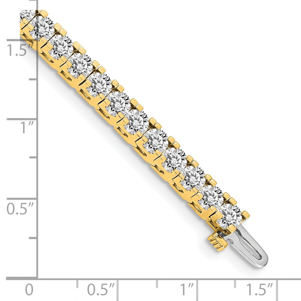 14k AAA Diamond Tennis Bracelet