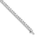 14k White Gold Tennis Bracelet Mounting