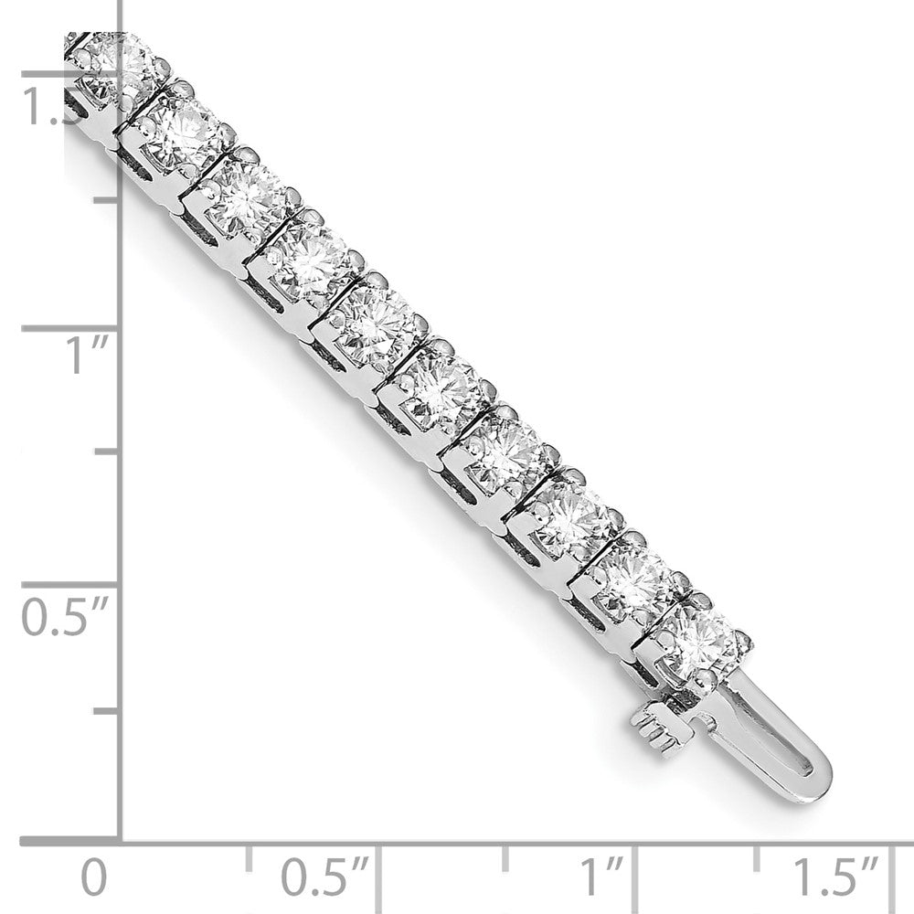 14k White Gold A Diamond Tennis Bracelet