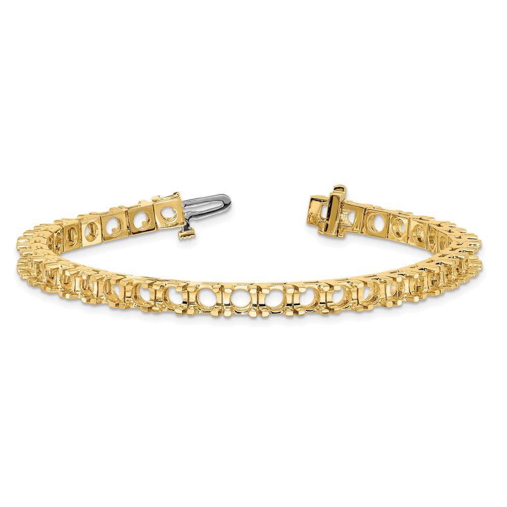 14k Diamond Tennis Bracelet Mounting