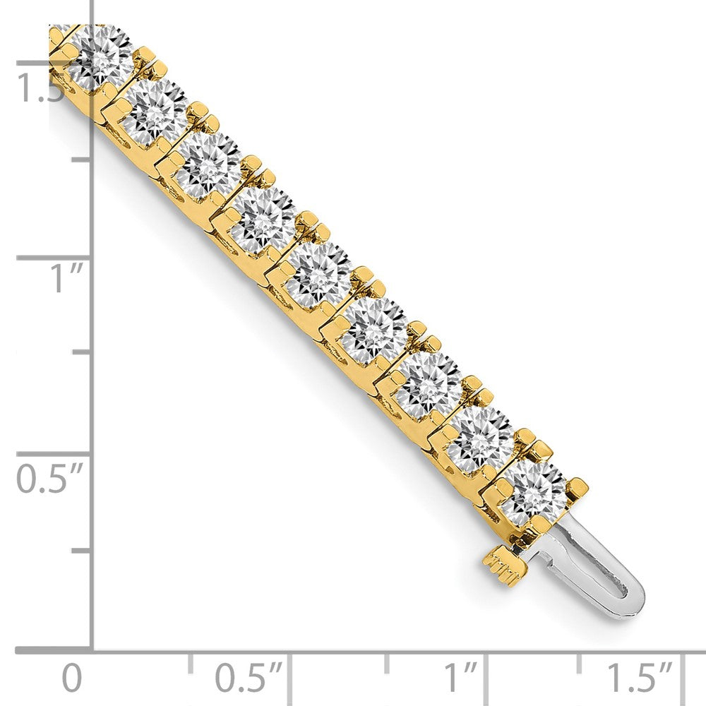 14k AAA Diamond Tennis Bracelet