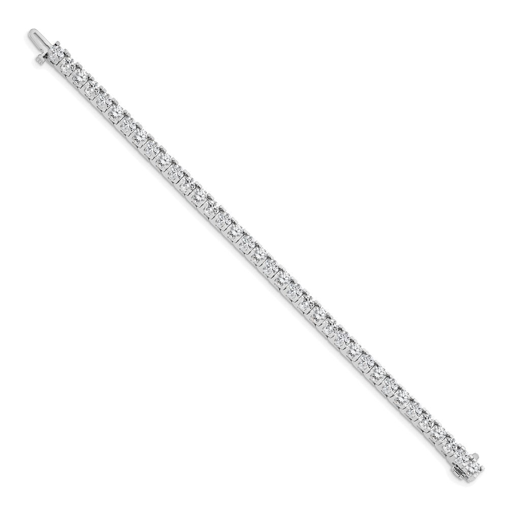14k White Gold AAA Diamond Tennis Bracelet