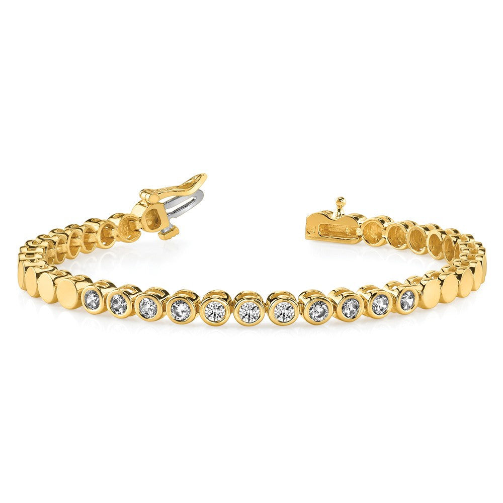 14k Holds 32 Stones up to 4mm, Add-a-Diamond Bracelet
