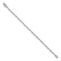 14k White Gold 2.3mm Tennis Bracelet Mounting