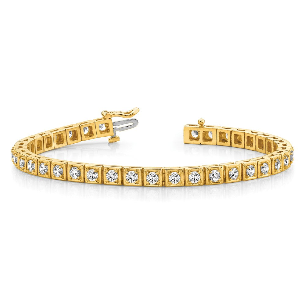 14k AAA Diamond Tennis Bracelet