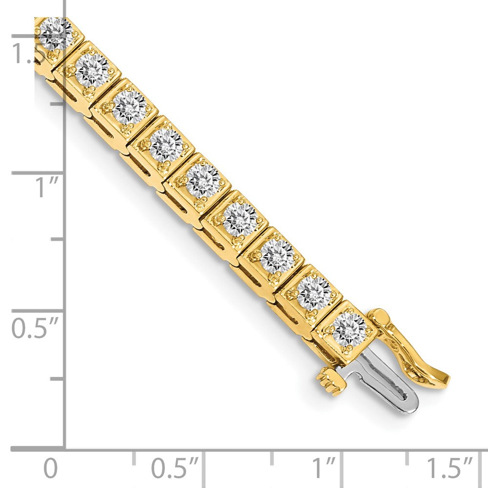 14k A Diamond Tennis Bracelet