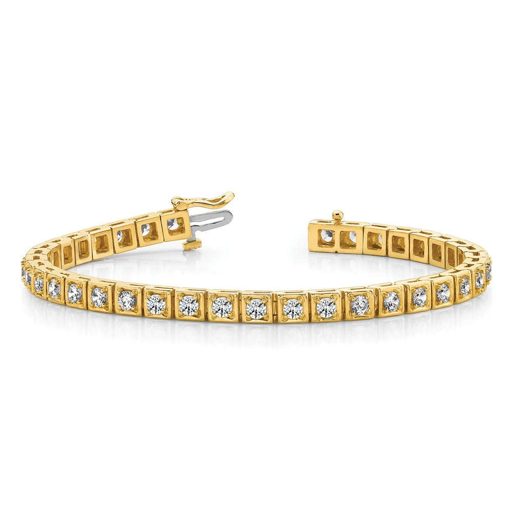 14k A Diamond Tennis Bracelet