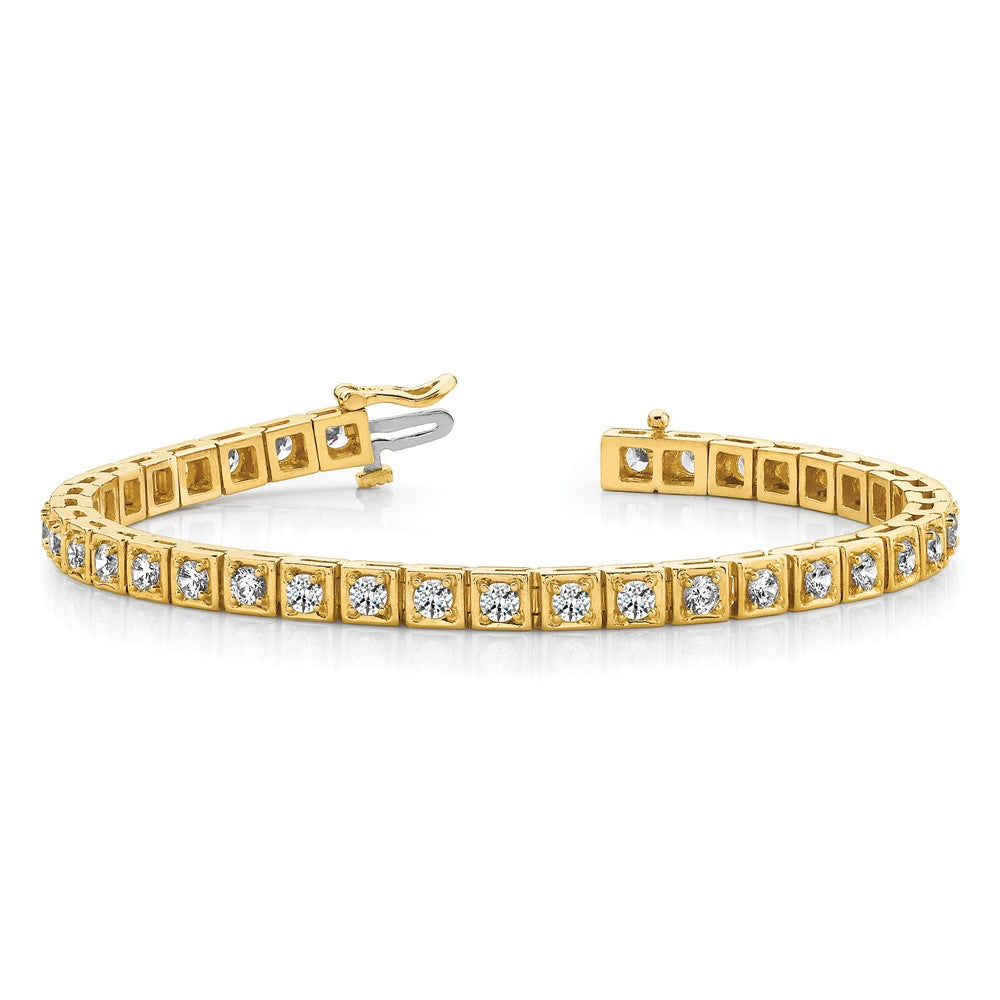14k A Diamond Tennis Bracelet