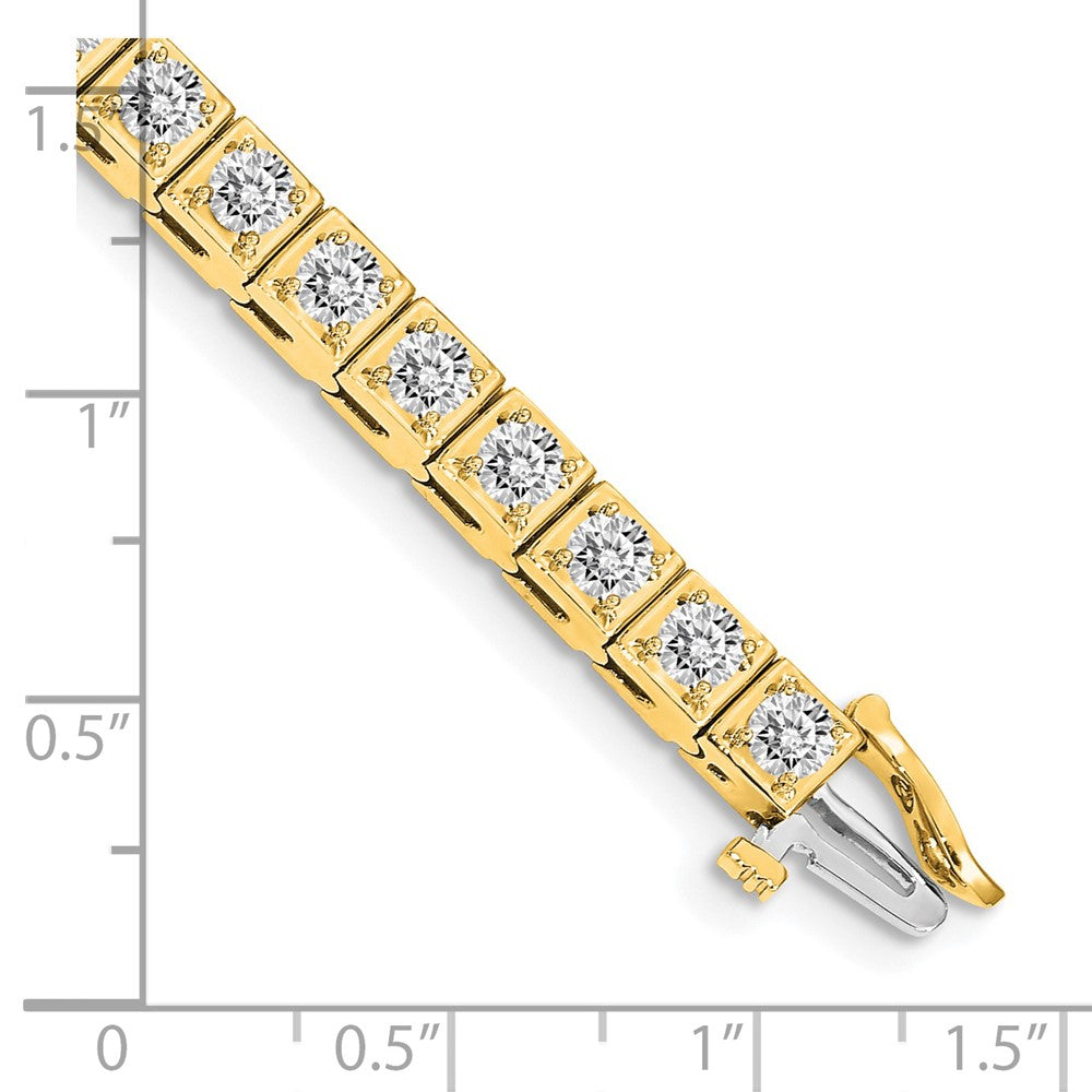 14k A Diamond Tennis Bracelet