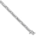 14k White Gold AAA Diamond Tennis Bracelet