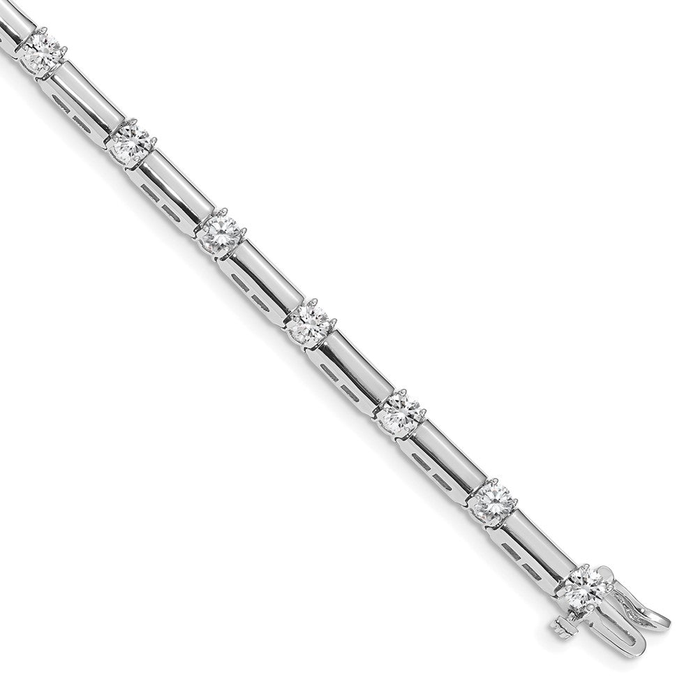 14k White Gold VS Diamond Tennis Bracelet