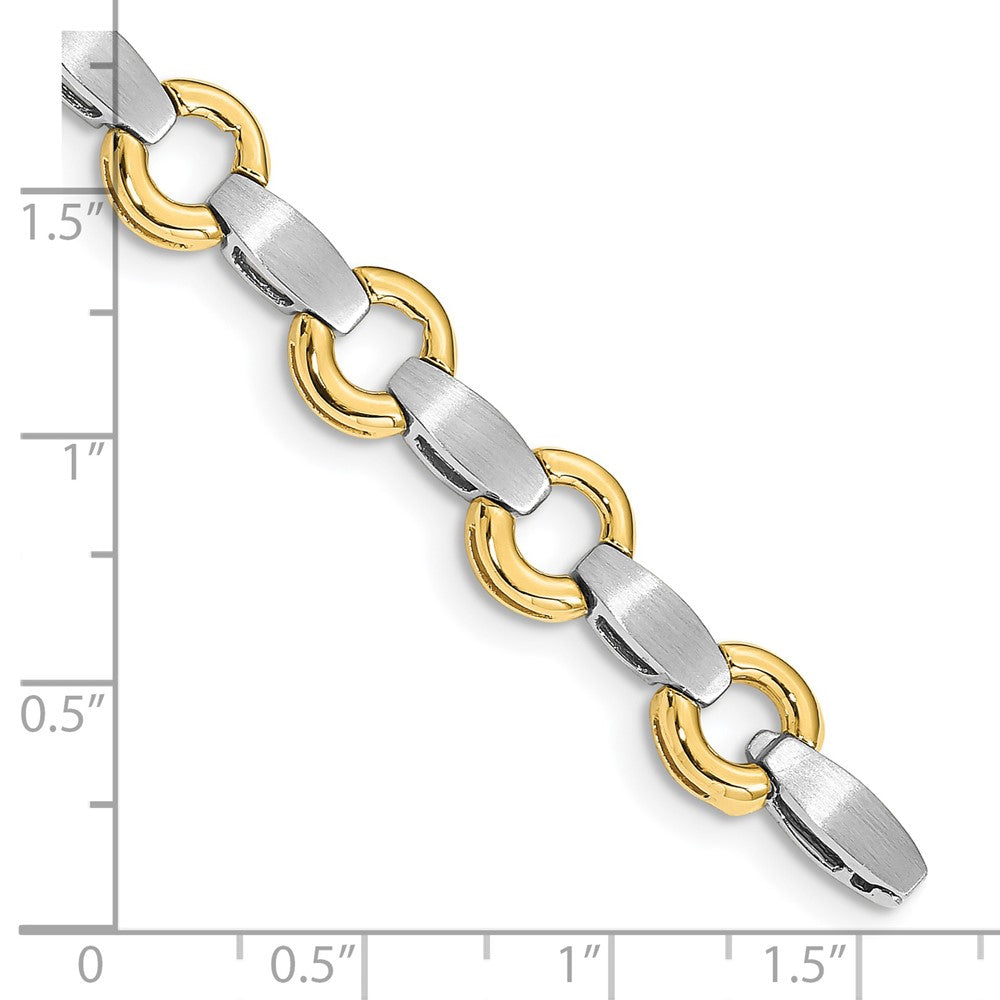 14k Two-tone Holds 13 Stones up to 2.5mm, Add-a-Diamond Bracelet