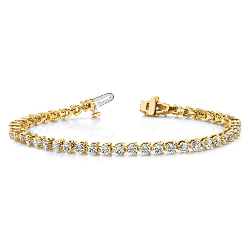 14k AAA Diamond Tennis Bracelet