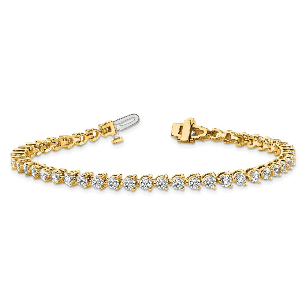 14k AAA Diamond Tennis Bracelet