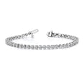 14k White Gold Diamond Tennis Bracelet Mounting