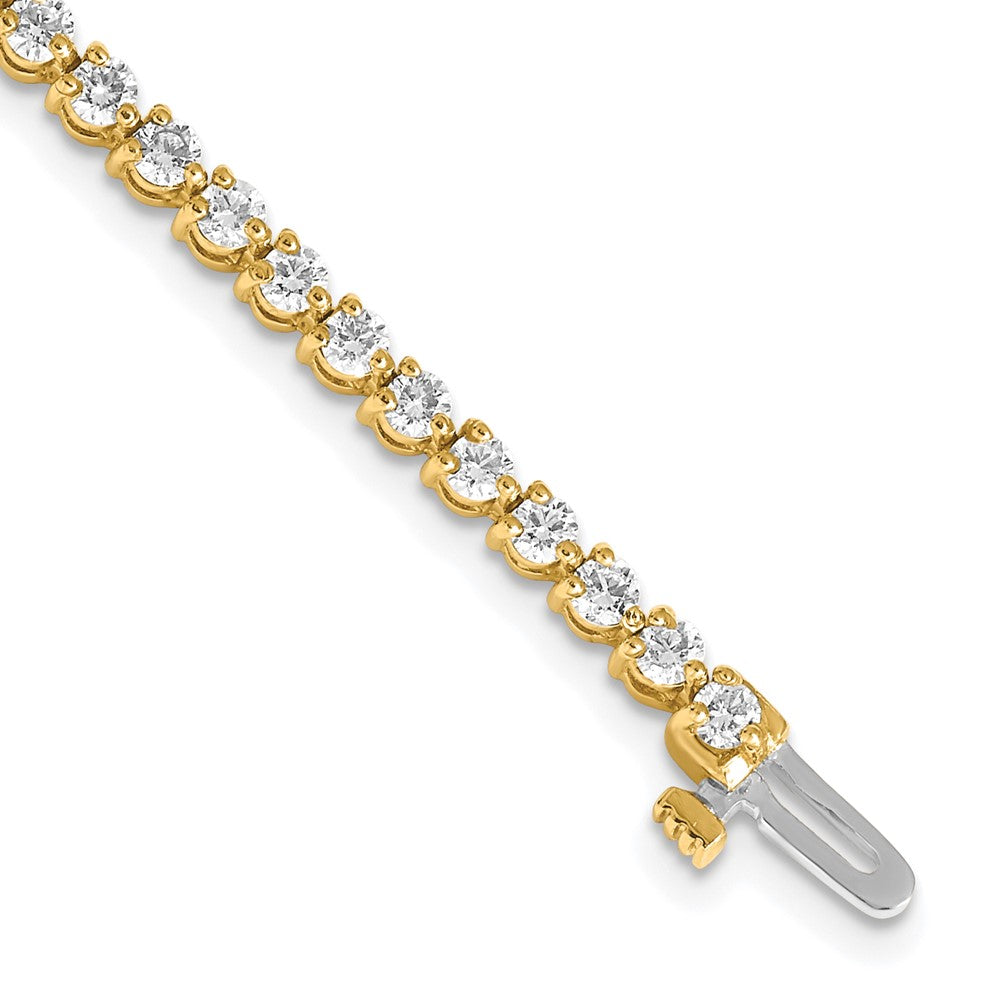 14k A Diamond Tennis Bracelet