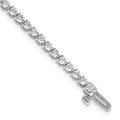 14k White Gold Diamond Tennis Bracelet Mounting