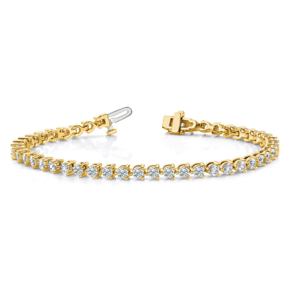 14k A Diamond Tennis Bracelet