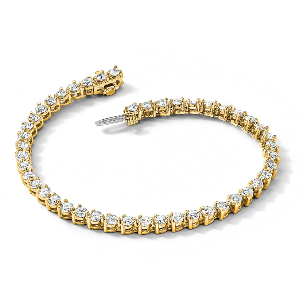 14k AA Diamond Tennis Bracelet